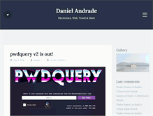 Tablet Screenshot of danielandrade.net